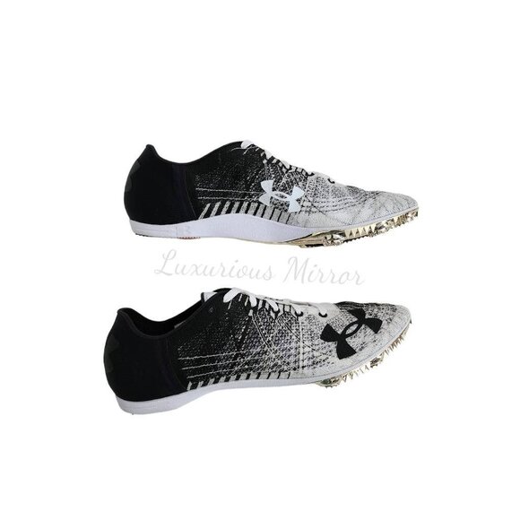 Under Armour Track Shoes Speedform Miler Spikes 2 White 3000020-101 Mens 11M New - Picture 3 of 7
